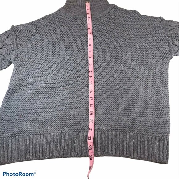 Universal Thread Womens Size Medium Sweater Turtle Neck Gray Purple New - Picture 11 of 12